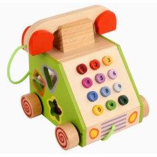 Hot Sale Wooden Montessori Telephone Toys for Kids Education Hot Sale Wooden Montessori Telephone Toys for Kids Education