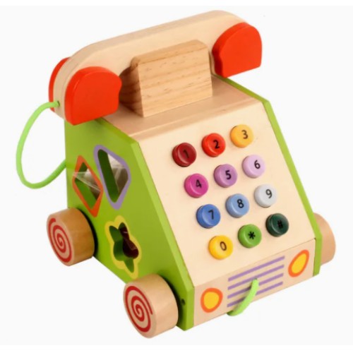 Hot Sale Wooden Montessori Telephone Toys for Kids Education Hot Sale Wooden Montessori Telephone Toys for Kids Education