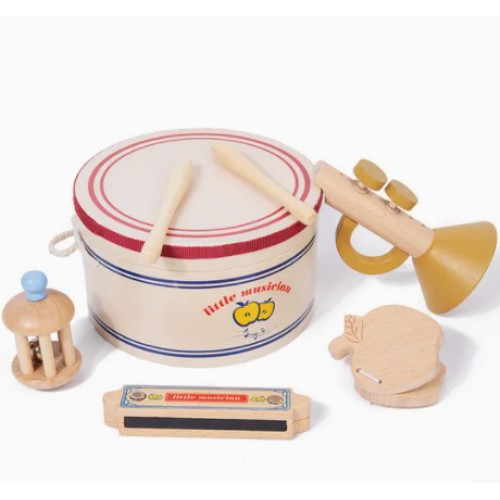Role Play Montessori Wooden Children Drump Music Intrument Toys for Early Education Role Play Montessori Wooden Children Drump Music Intrument Toys for Early Education