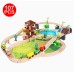 Kids Monstessori Wooden DIY Track Car City Secene Toys Kids Monstessori Wooden DIY Track Car City Secene Toys