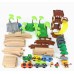 Kids Monstessori Wooden DIY Track Car City Secene Toys Kids Monstessori Wooden DIY Track Car City Secene Toys